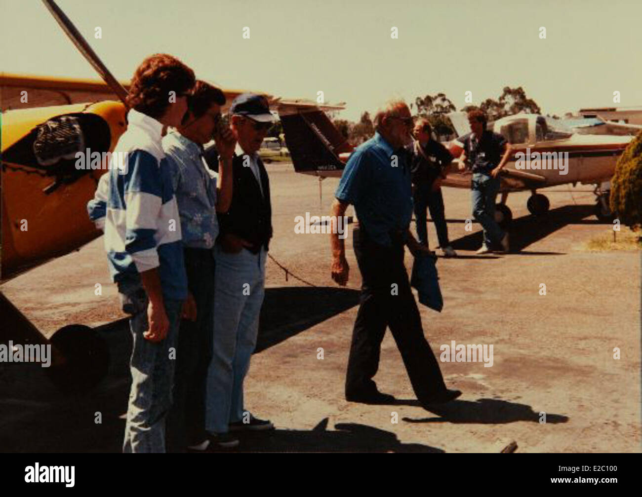 Bert Wight, un pioniere dell'aviazione, ha contribuito in modo significativo allo sviluppo della tecnologia di volo ed è presente in questa collezione al San Diego Air and Space Museum. Foto Stock