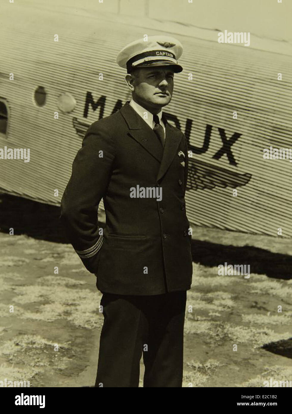 Clarence Wood fu una figura notevole nel primo settore dell'aviazione. I suoi contributi, conservati nel San Diego Air and Space Museum, riflettono il ruolo significativo dei pionieri dell'aviazione nella definizione della tecnologia di volo. Foto Stock
