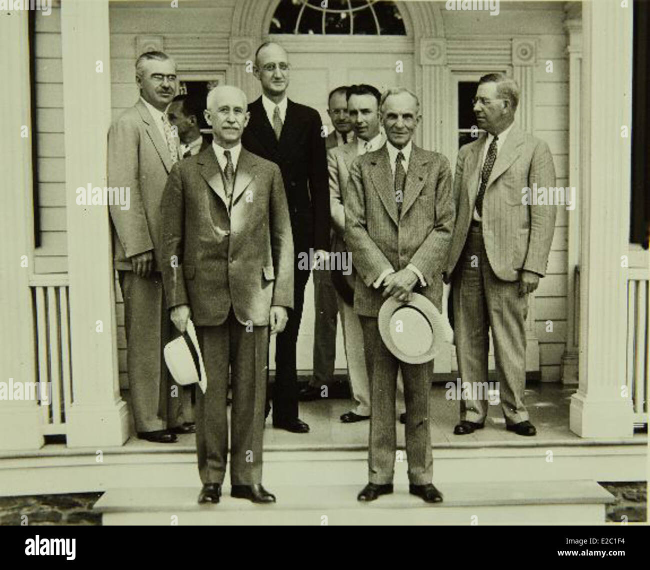 Una mostra al San Diego Air and Space Museum in onore di Orville Wright, co-fondatore dei fratelli Wright, pionieri dell'aviazione. Foto Stock