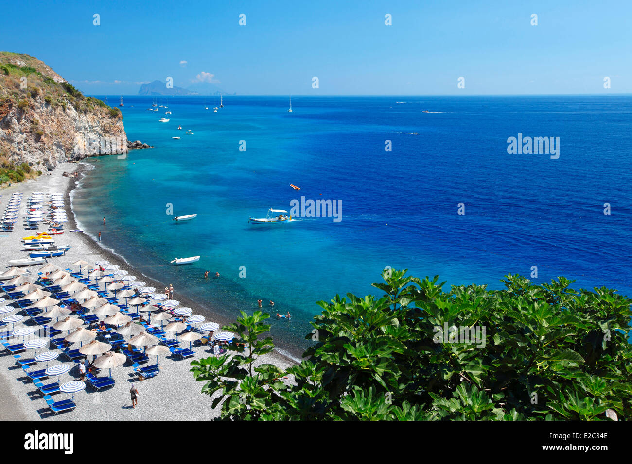 L'Italia, Sicilia e isole Eolie, classificato come patrimonio mondiale dall UNESCO, isola di Lipari Foto Stock