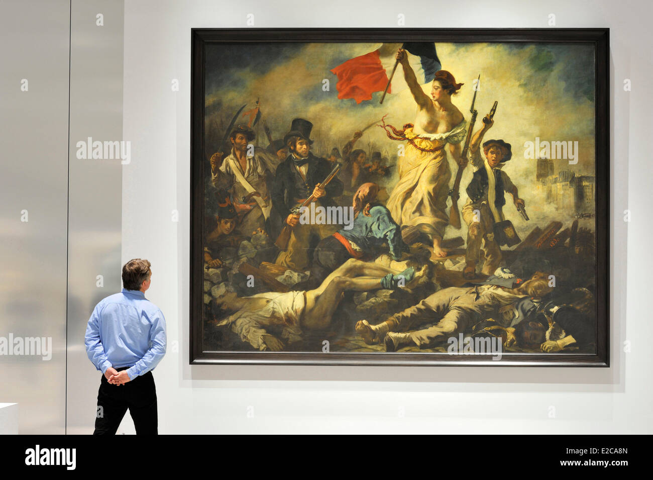 La Libertà Che Guida Il Popolo Louvre La liberte guidant le peuple immagini e fotografie stock ad alta