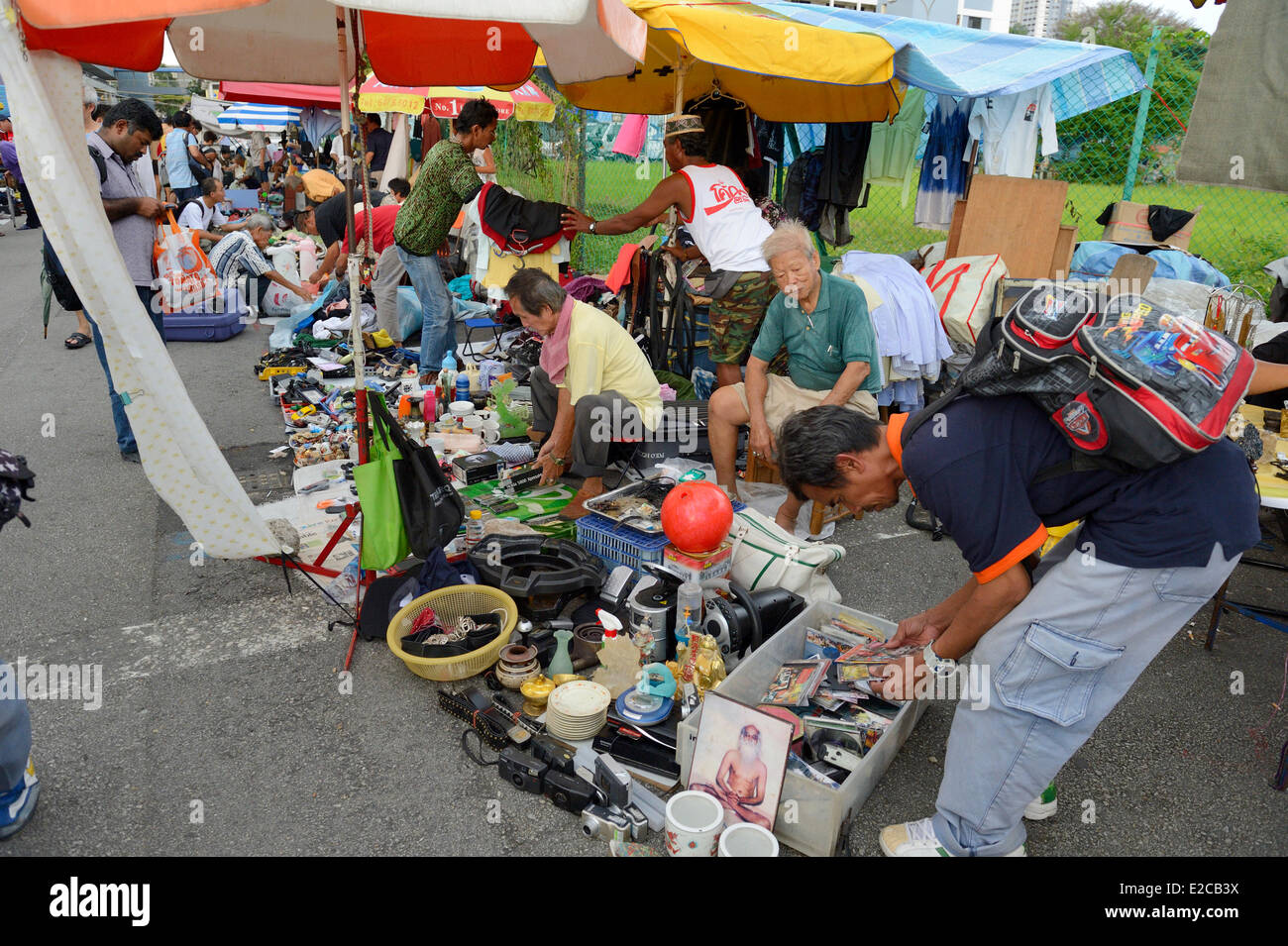Singapore, il mercato delle pulci in Little India area Foto Stock