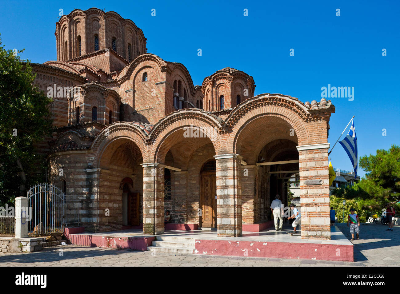 La Grecia e la Macedonia, Salonicco, chiesa bizantina del Profeta Elia (Profitis Ilias) Foto Stock