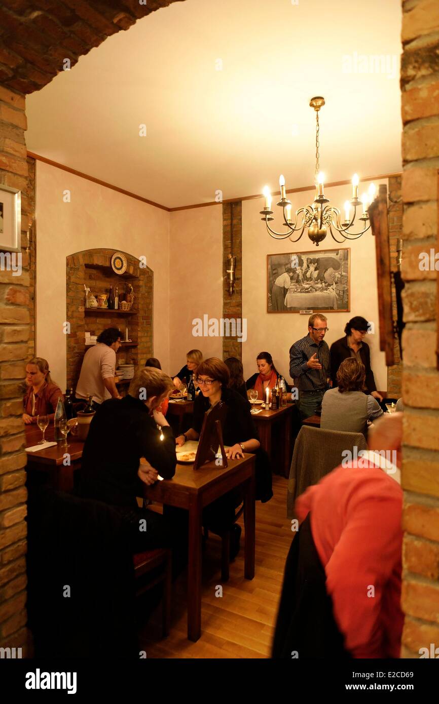 Germania Berlino, ristorante italiano Miseria et Nobilita Foto Stock