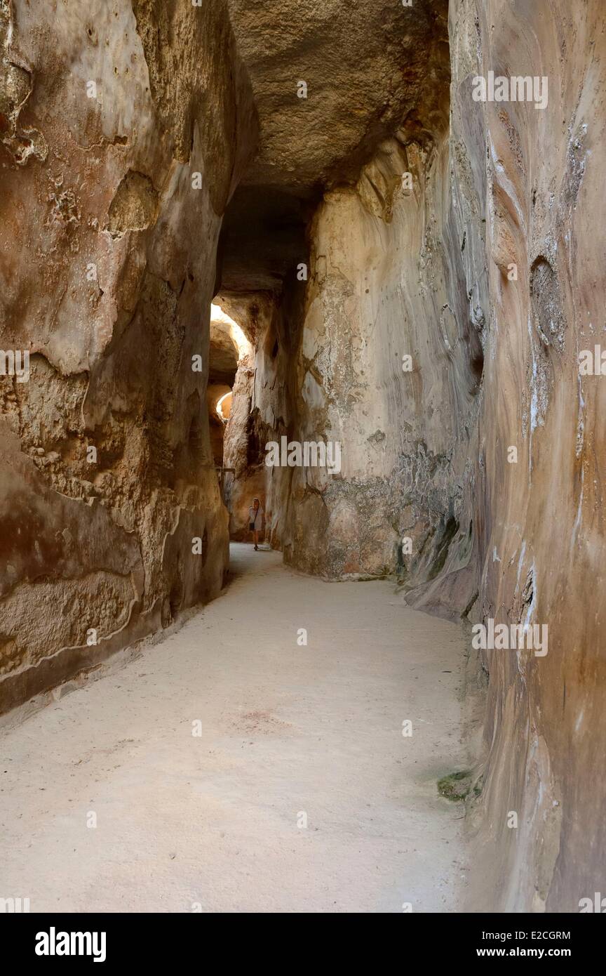 Israele, Distretto Settentrionale, la Galilea, Nazaret, Zippori (Tzippori) Parco Nazionale, l'antico serbatoio acqua Foto Stock