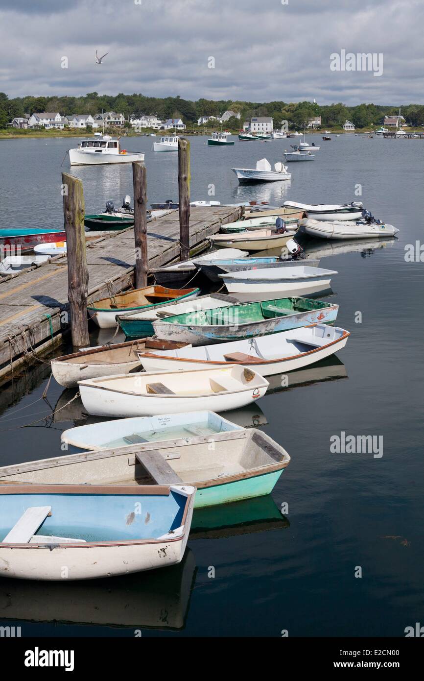 Stati Uniti Maine Kennebunkport Cape Focena Cape pier Foto Stock