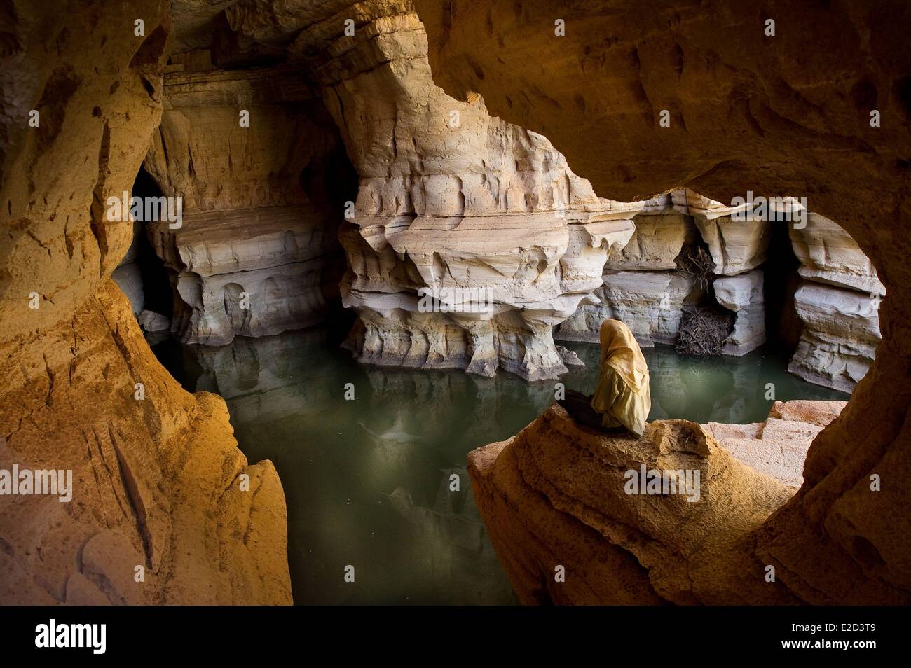 In Etiopia la balla il parco nazionale delle Montagne di Sof Omar grotta eremita e mistico del XII secolo di pellegrinaggio musulmano e del sito Foto Stock