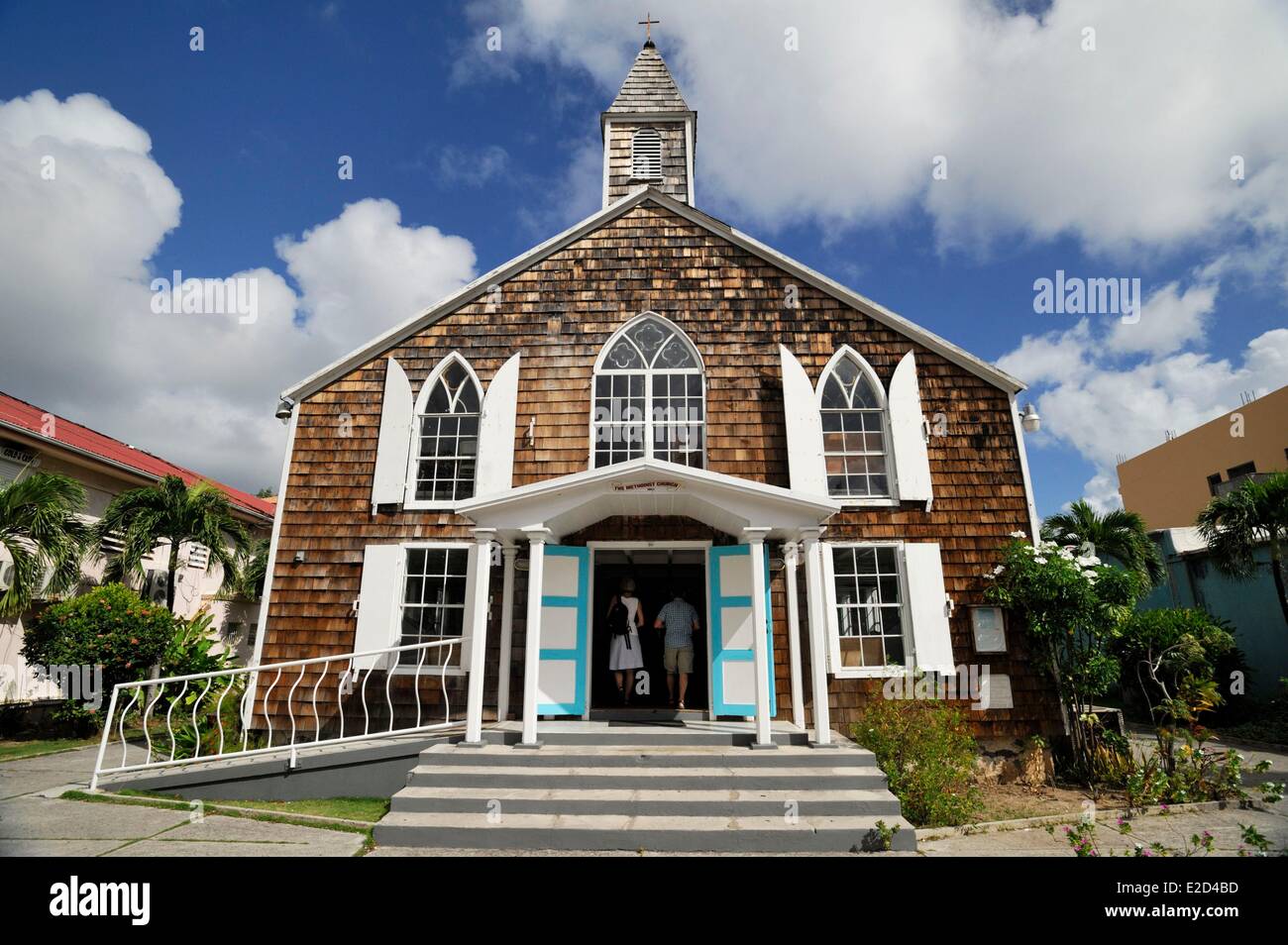 Paesi Bassi Paesi Bassi Antilles Saint Martin (Sint Maarten) Philipsburg capitale della parte olandese dell'isola giovane Foto Stock