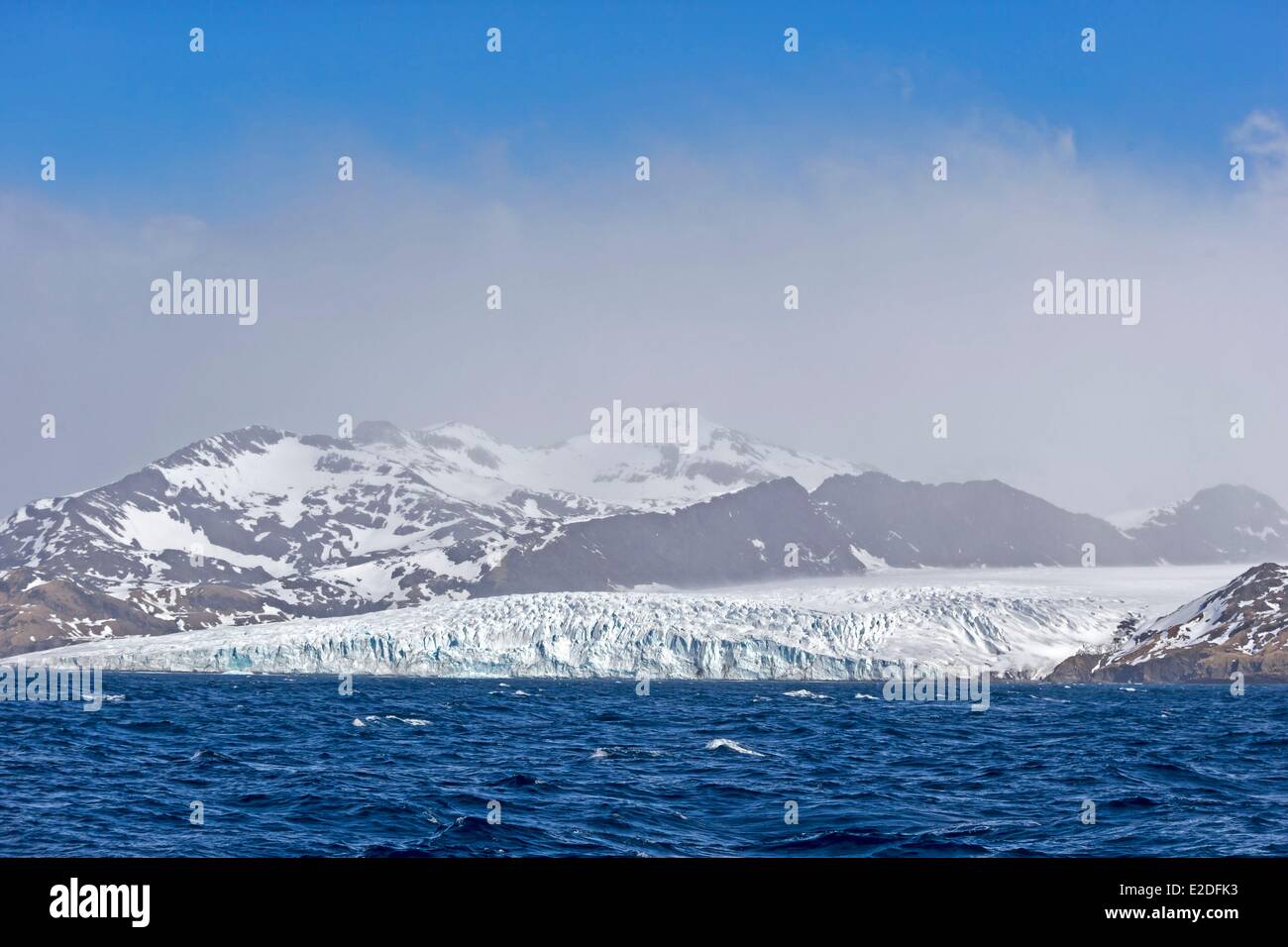 Antartico, Isola Georgia del Sud, Stromness zona porto Foto Stock