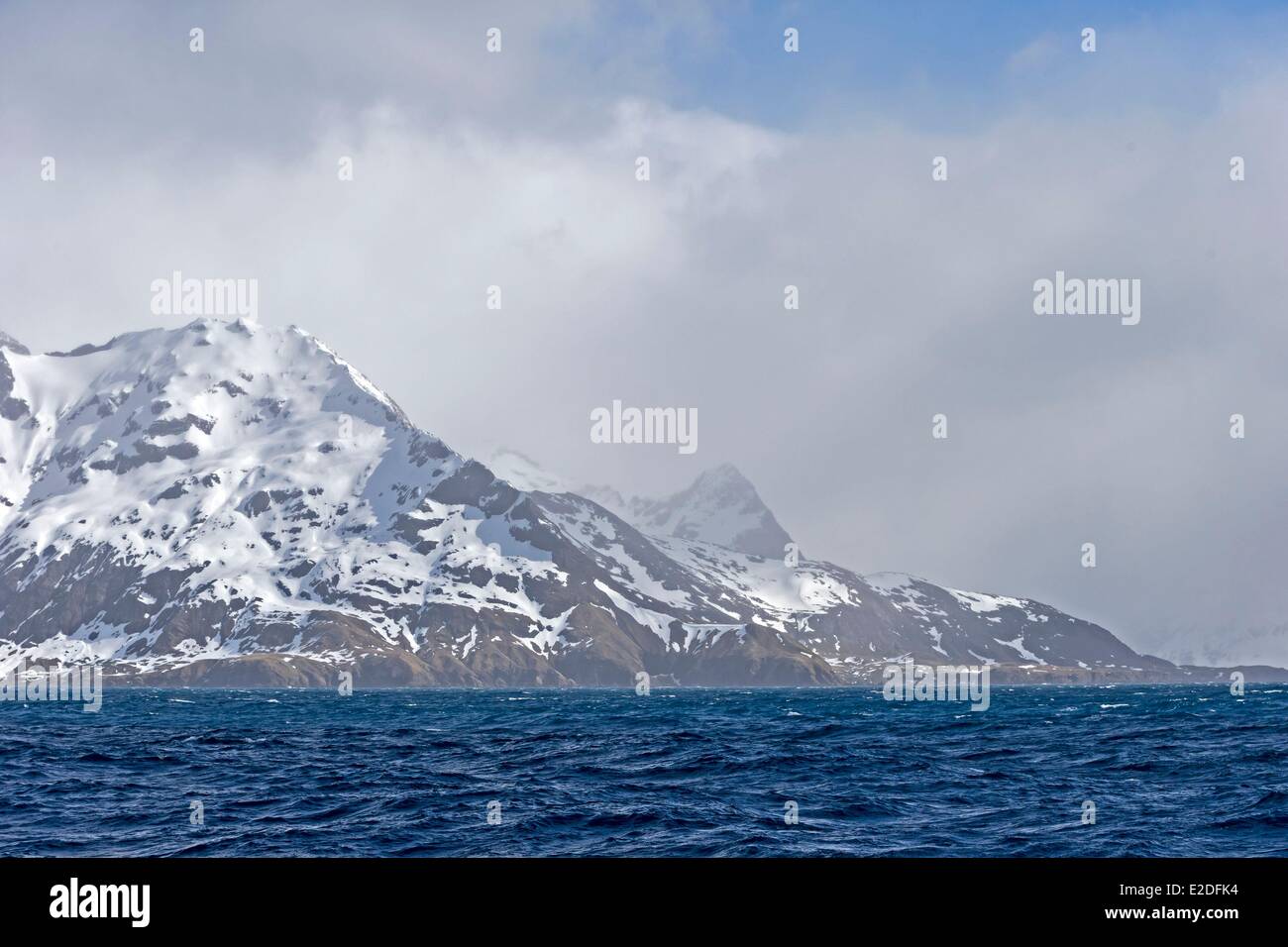 Antartico, Isola Georgia del Sud, Stromness zona porto Foto Stock
