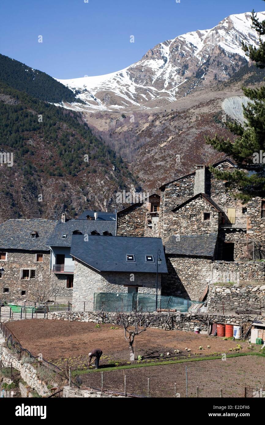 Spagna Catalogna Boi valley elencati come patrimonio mondiale dall' UNESCO Boi village Foto Stock