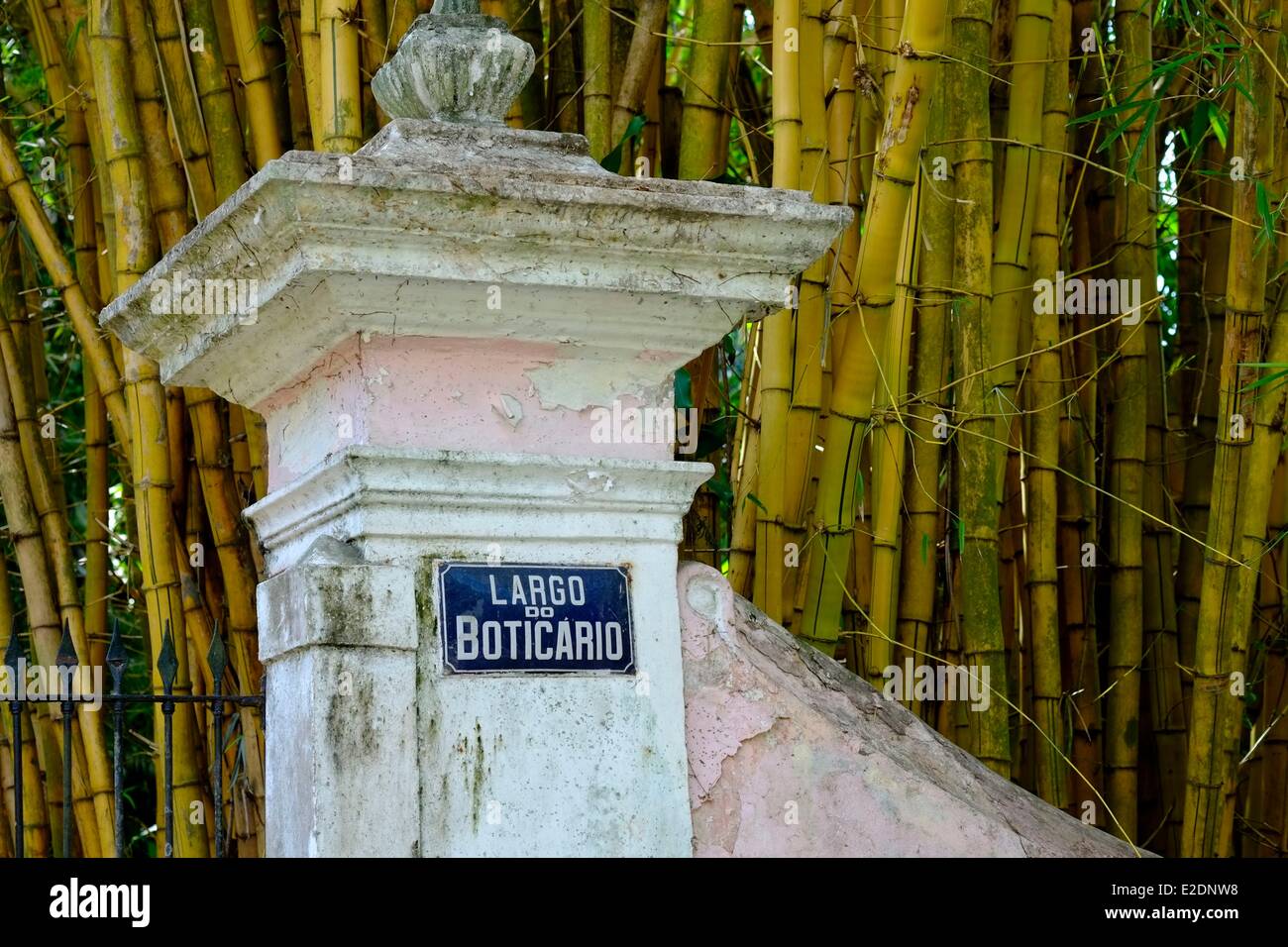 Brasile Rio de Janeiro Largo do Boticario casa coloniale Foto Stock