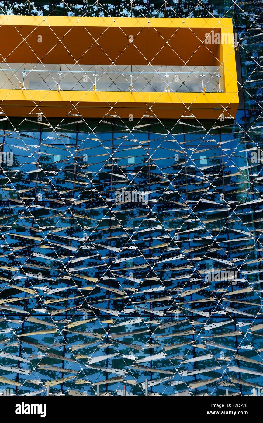 Nuova Zelanda Isola del nord Auckland la sede della banca ASB nel nuovo distretto di Wynyard trimestre sul lungomare Foto Stock