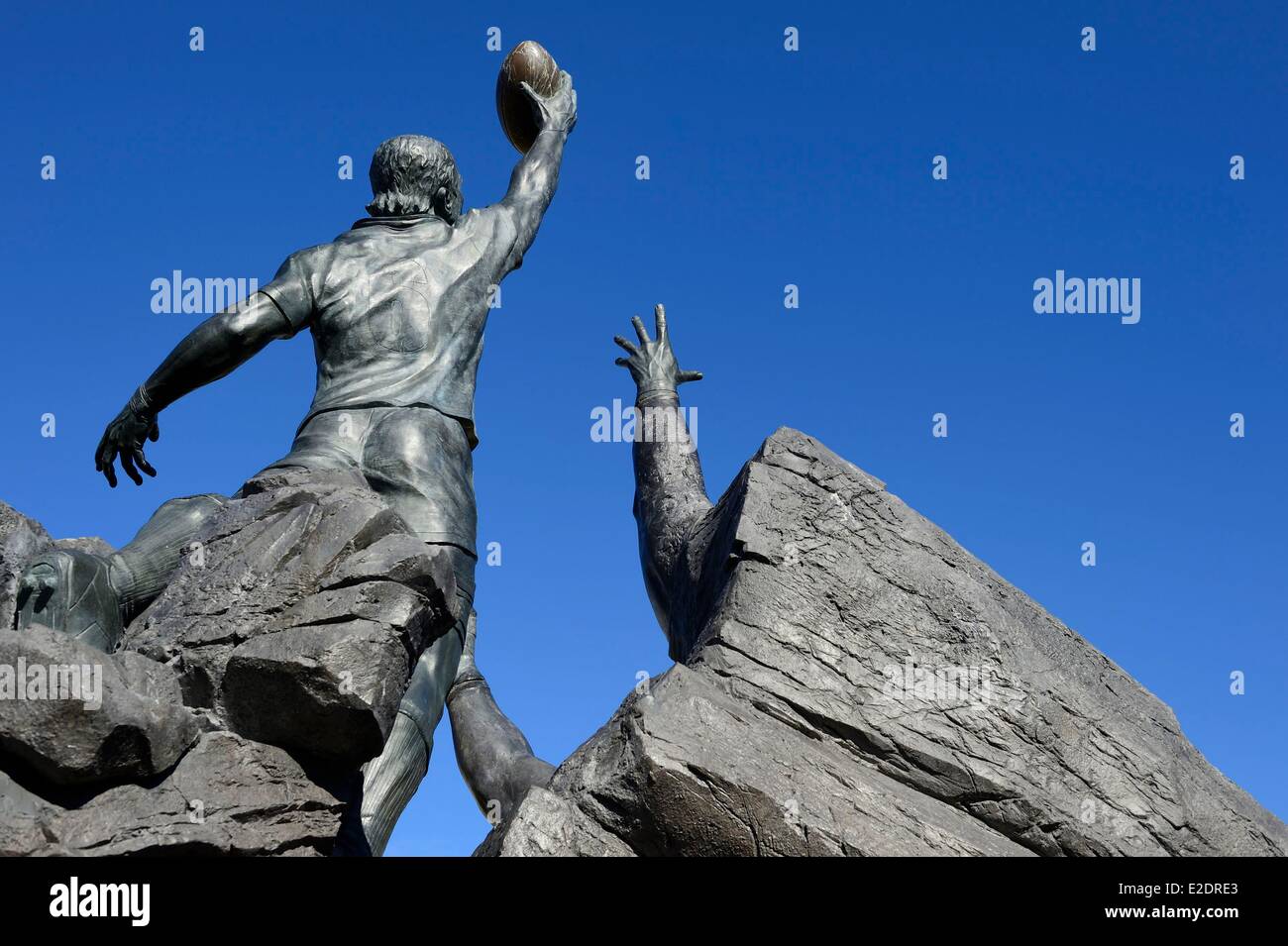 Nuova Zelanda North Island Wellington Piazza civica del quartiere lungomare di scultura commissionata da Wellington City Council Foto Stock