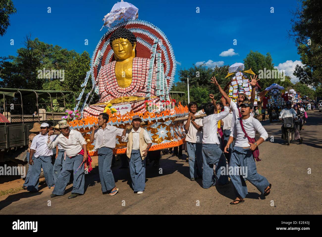 Myanmar (Birmania) stato Shan Taunggyi Shwe Ngaung città Tasaungdine festival di Buddha Foto Stock