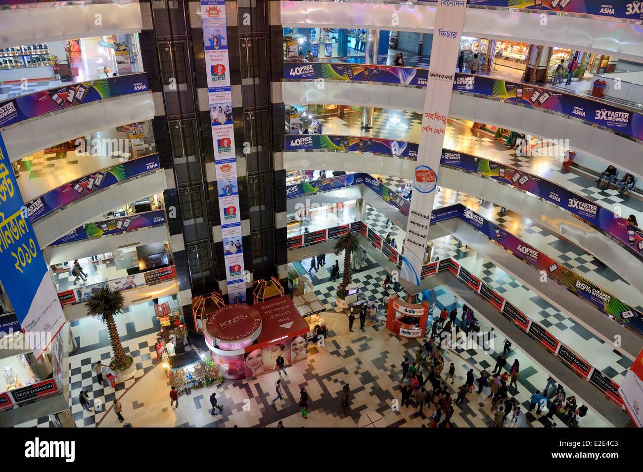 Bangladesh Dhaka (Dacca) Bashundhara città è uno dei più grandi centri commerciali in Asia del Sud ha aperto al pubblico nel 2004 a Foto Stock