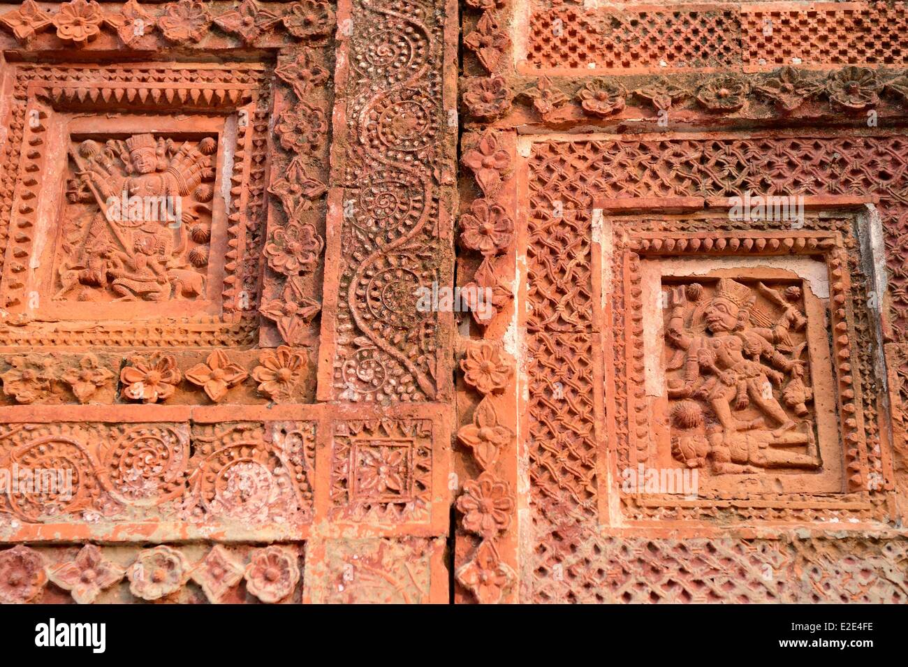 Bangladesh Puthia Puthia il tempio complesso è costituita da un cluster di vecchi templi indù (XIX secolo) il Govinda Tempio era Foto Stock