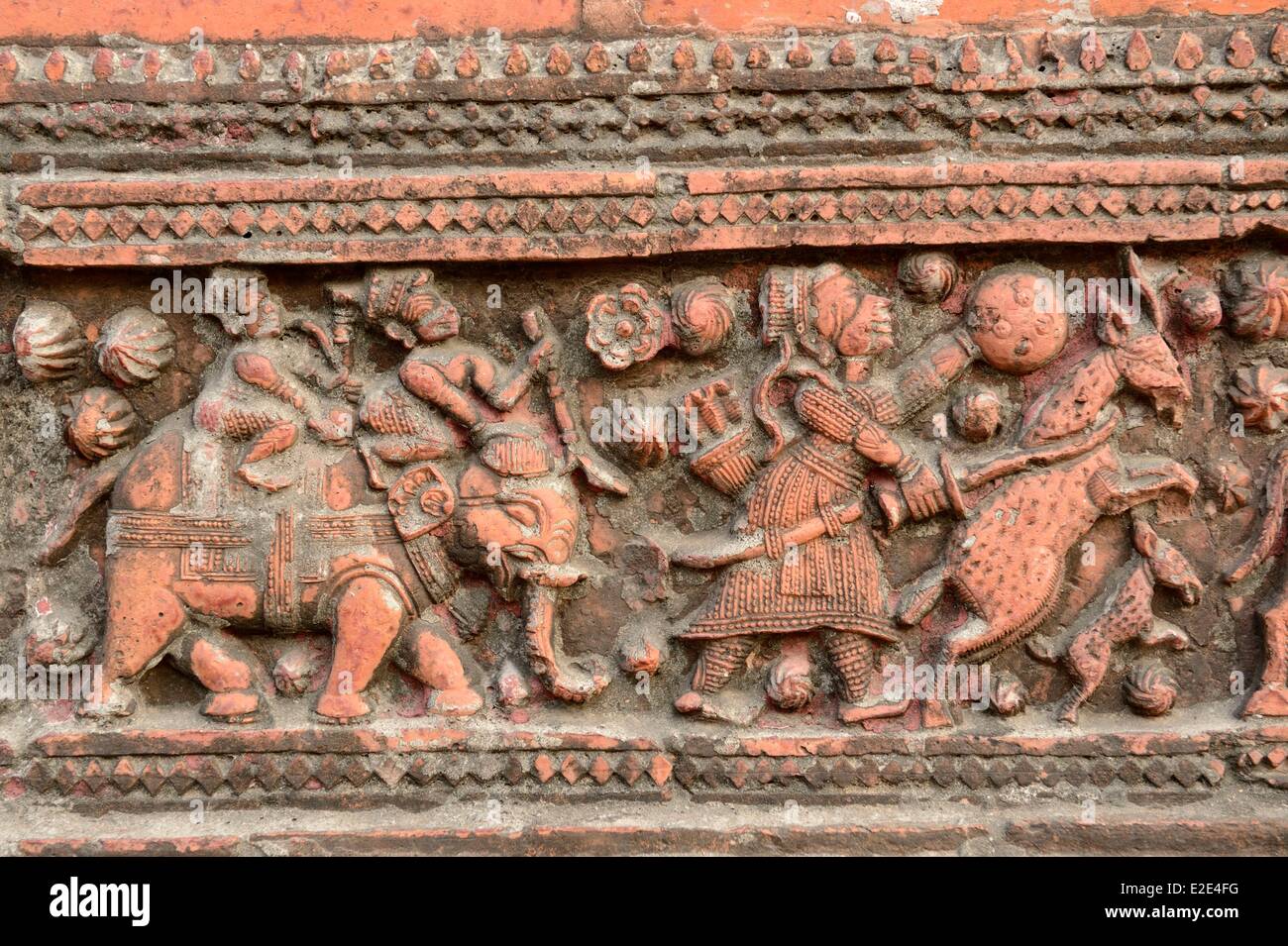 Bangladesh Puthia Puthia il tempio complesso è costituita da un cluster di vecchi templi indù (XIX secolo) il Govinda Tempio era Foto Stock