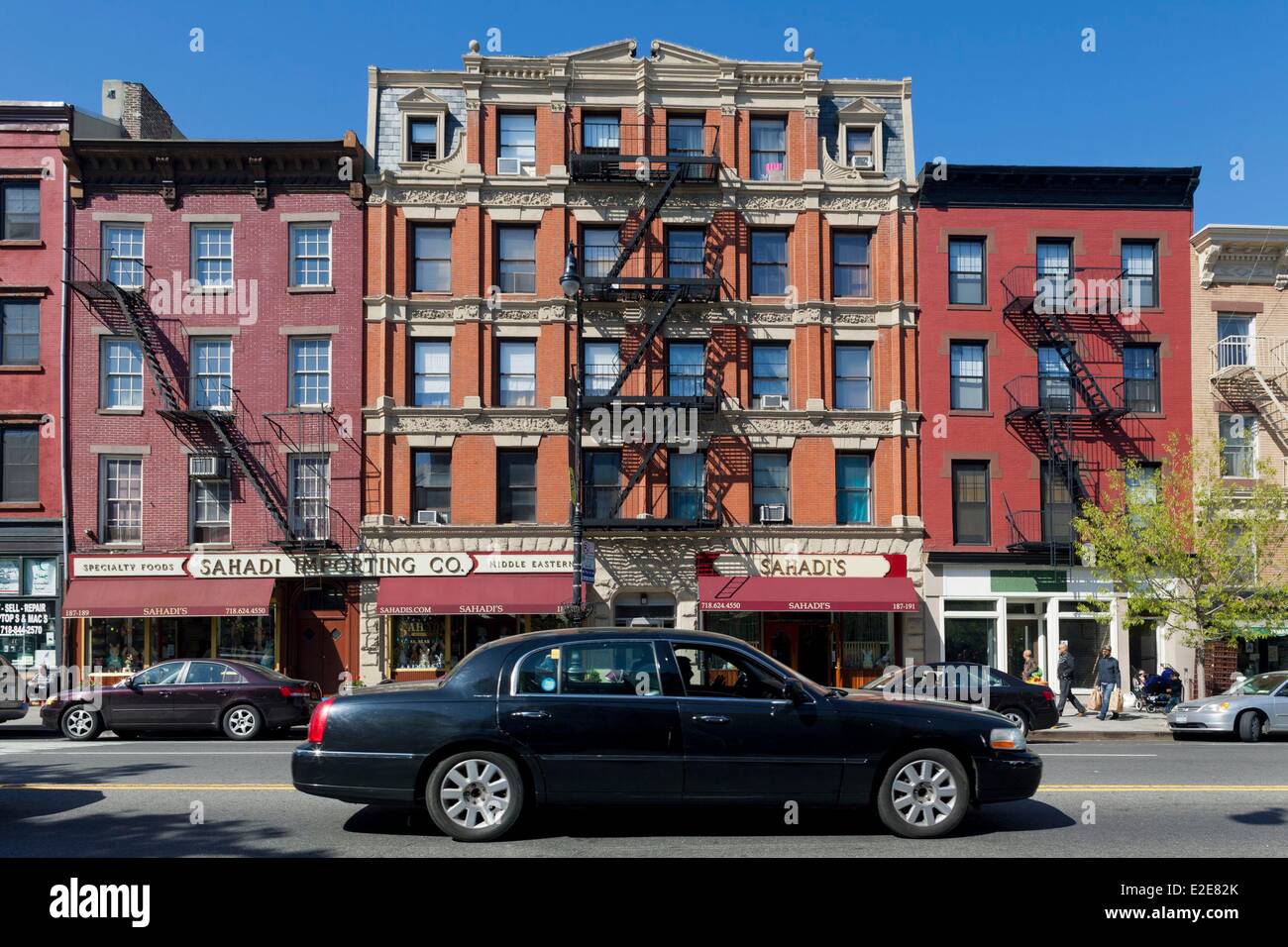 Stati Uniti, New York, Brooklyn, ciottoli Hill, Atlantic Avenue, Sahadi shop specialità del Medio Oriente Foto Stock