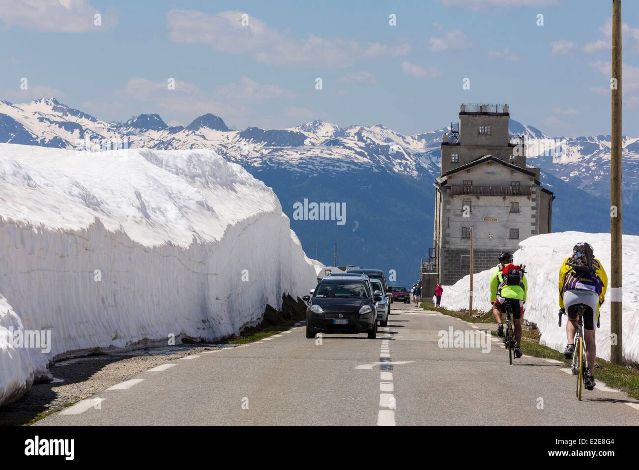 Francia, Savoie, Seez, il Petit San Bernardo (7178 ft) Foto Stock