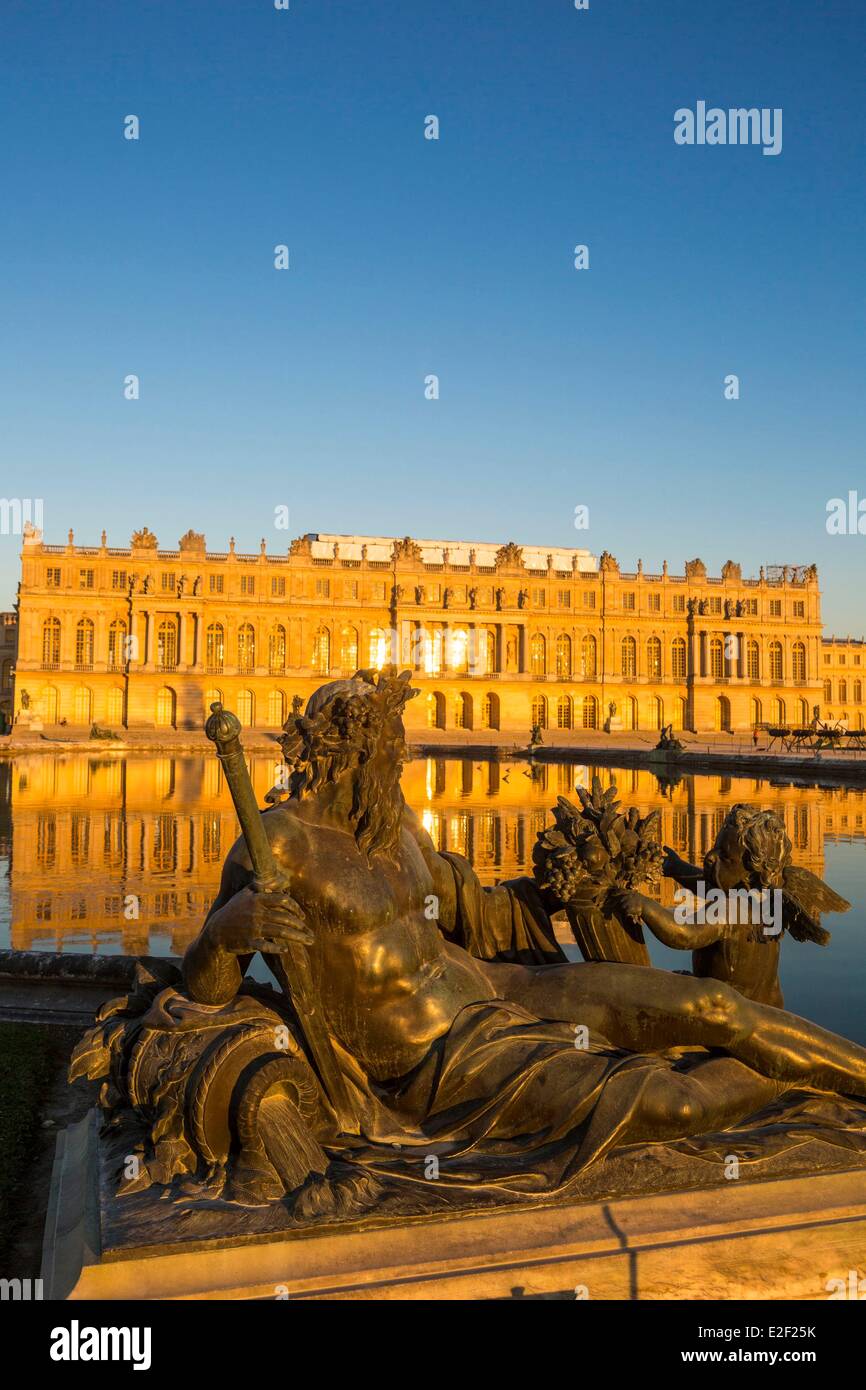 Francia, Yvelines, Chateau de Versailles, elencato come patrimonio mondiale dall' UNESCO Foto Stock