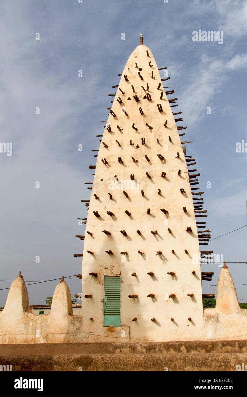 Il Burkina Faso, Bobo-Dioulasso town, la moschea Foto Stock