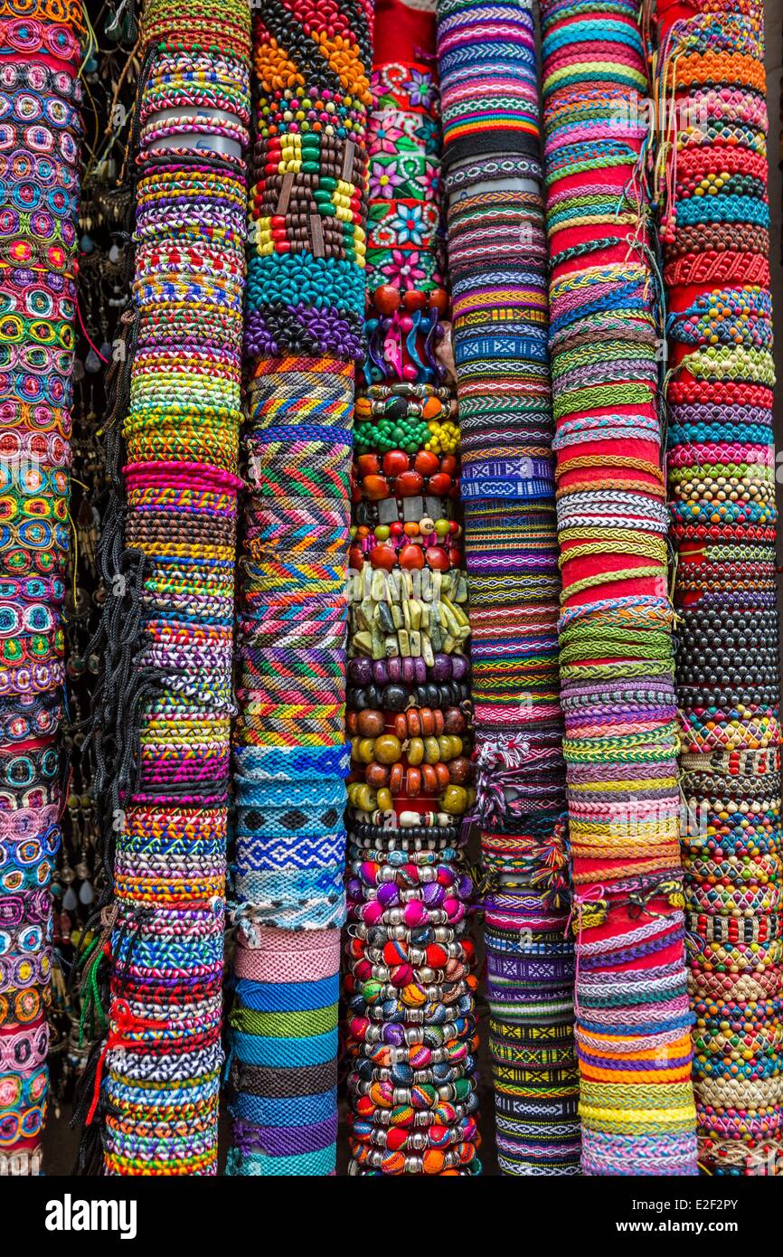 Il Perù, Cuzco, bracciale craft Foto Stock