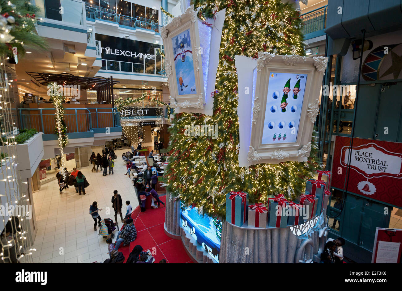 Canada, Provincia di Quebec, Montreal, la città sotterranea, Montreal fiducia shopping centre Foto Stock