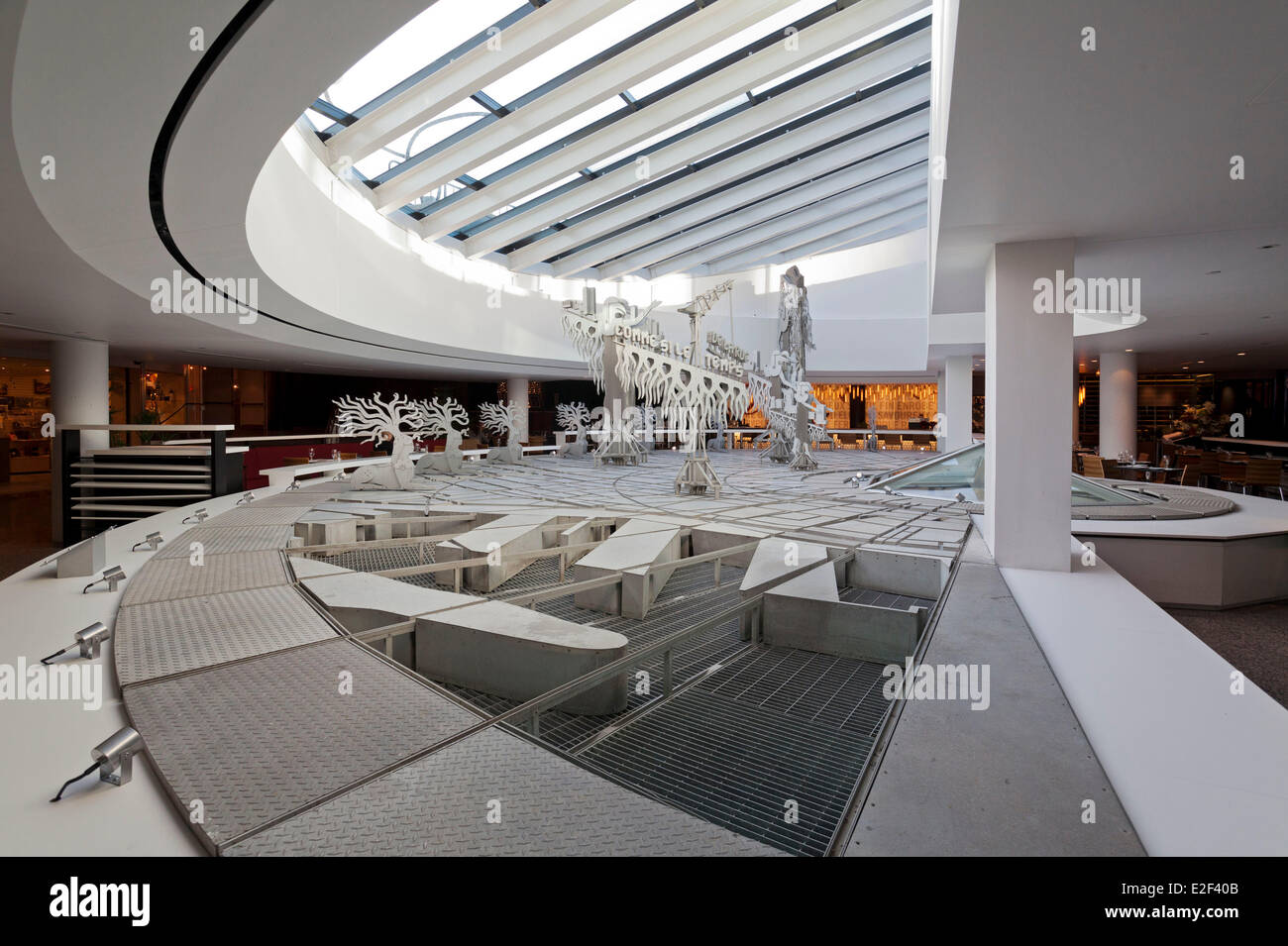 Canada Quebec Montreal provincia la città sotterranea Place des Arts lo spazio culturale Georges-Emile Lapalme comme si le Foto Stock