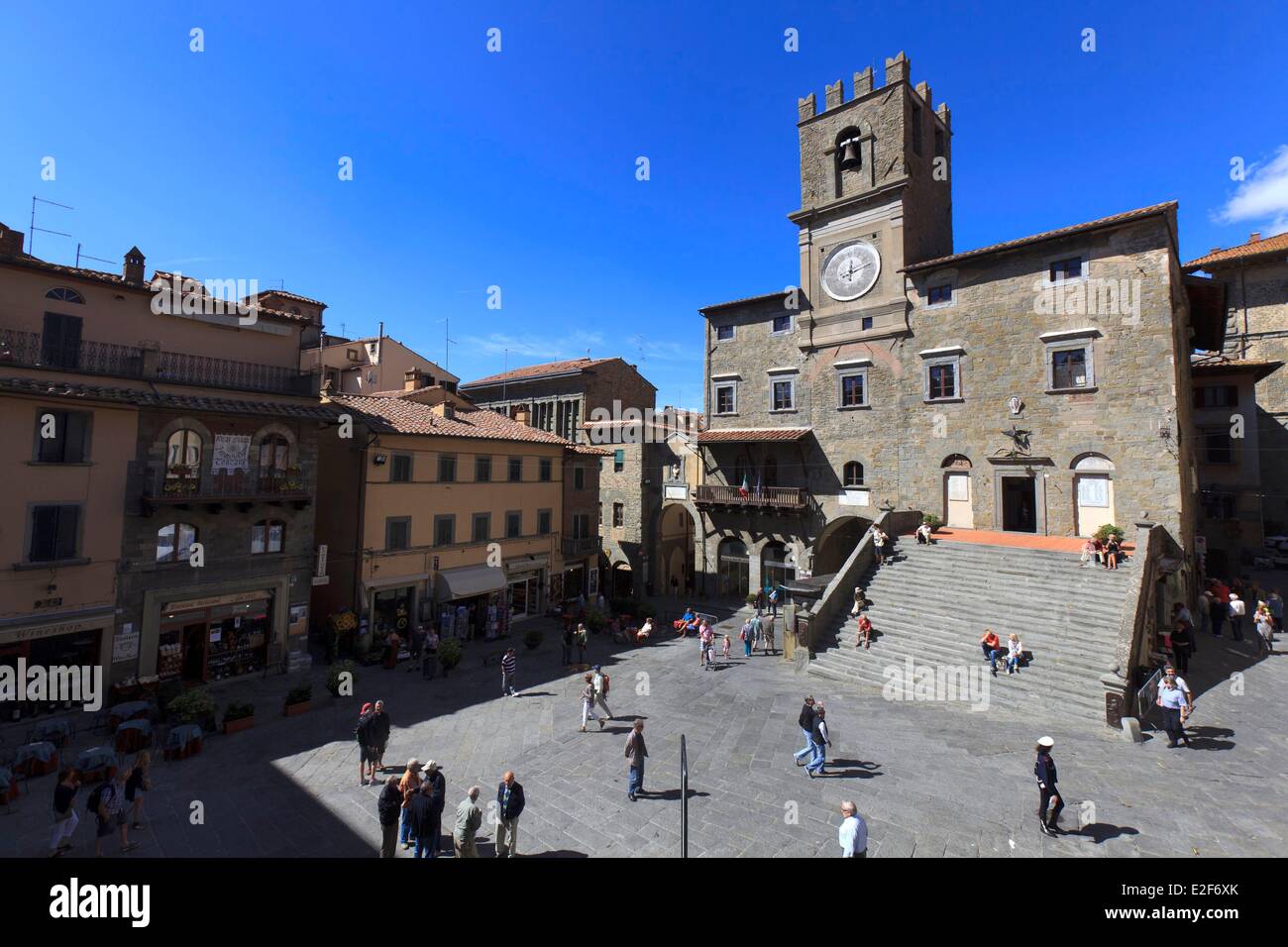 L'Italia, in Toscana, in provincia di Arezzo, Cortona Foto Stock