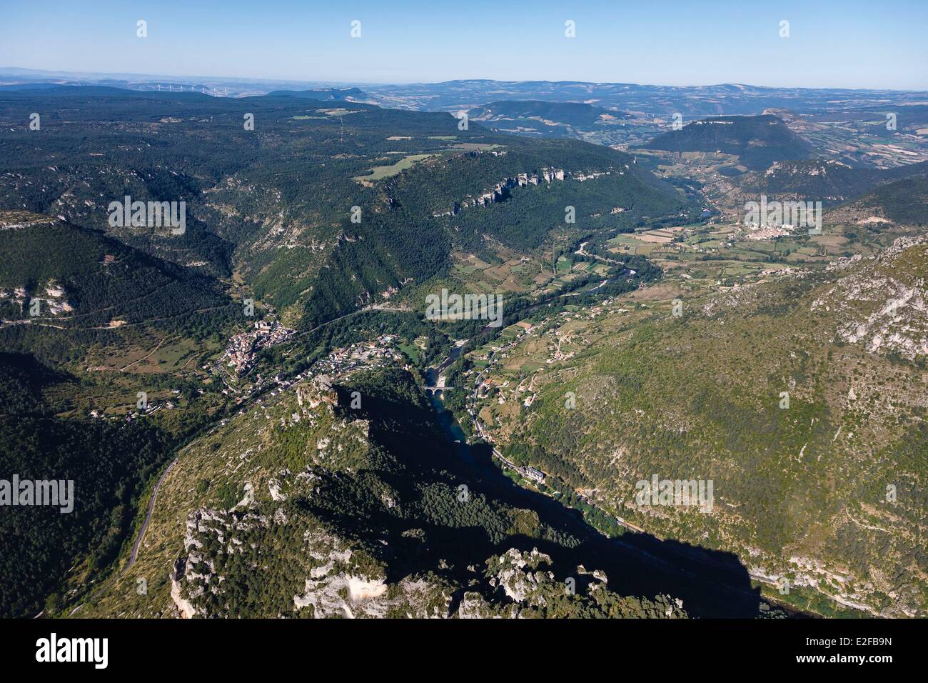 Francia Lozere Causses e Cévennes Mediterraneo agro pastorale paesaggio culturale sono classificati come patrimonio mondiale dall' UNESCO Foto Stock