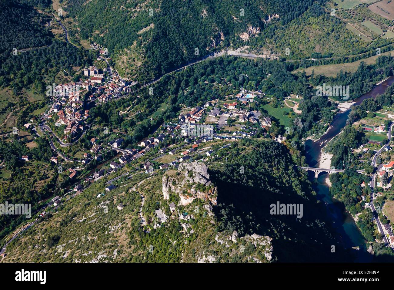 Francia Lozere Causses e Cévennes Mediterraneo agro pastorale paesaggio culturale sono classificati come patrimonio mondiale dall' UNESCO Le Foto Stock