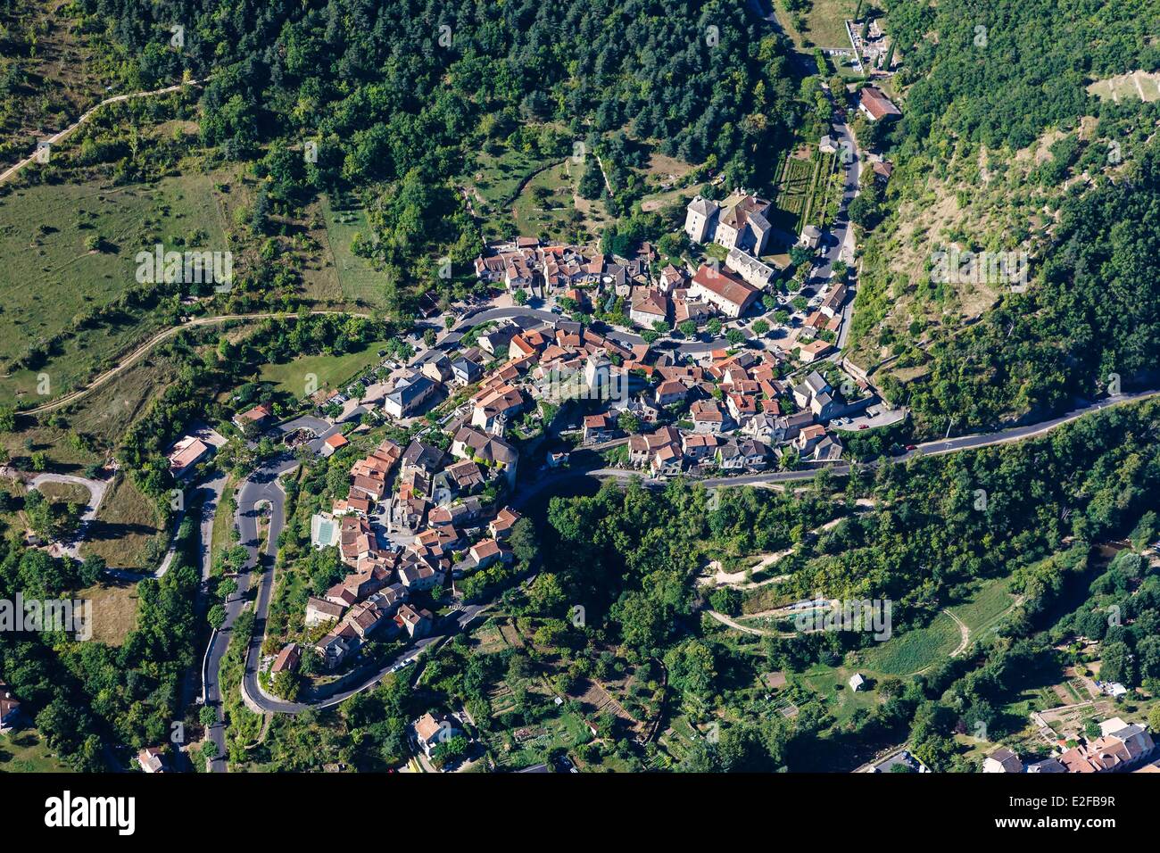 Francia Lozere Causses e Cévennes Mediterraneo agro pastorale paesaggio culturale sono classificati come patrimonio mondiale dall' UNESCO Le Foto Stock