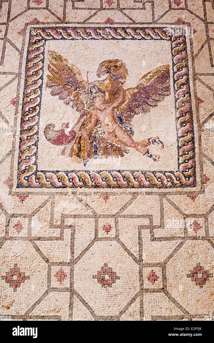 Cipro Paphos sito archeologico della antica città romana elencati come patrimonio mondiale dall' UNESCO scoperto nei primi anni sessanta Foto Stock