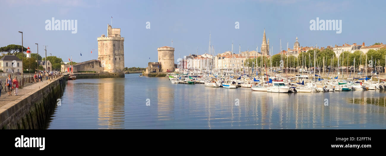 Francia, Charente Maritime, La Rochelle, Porto Foto Stock