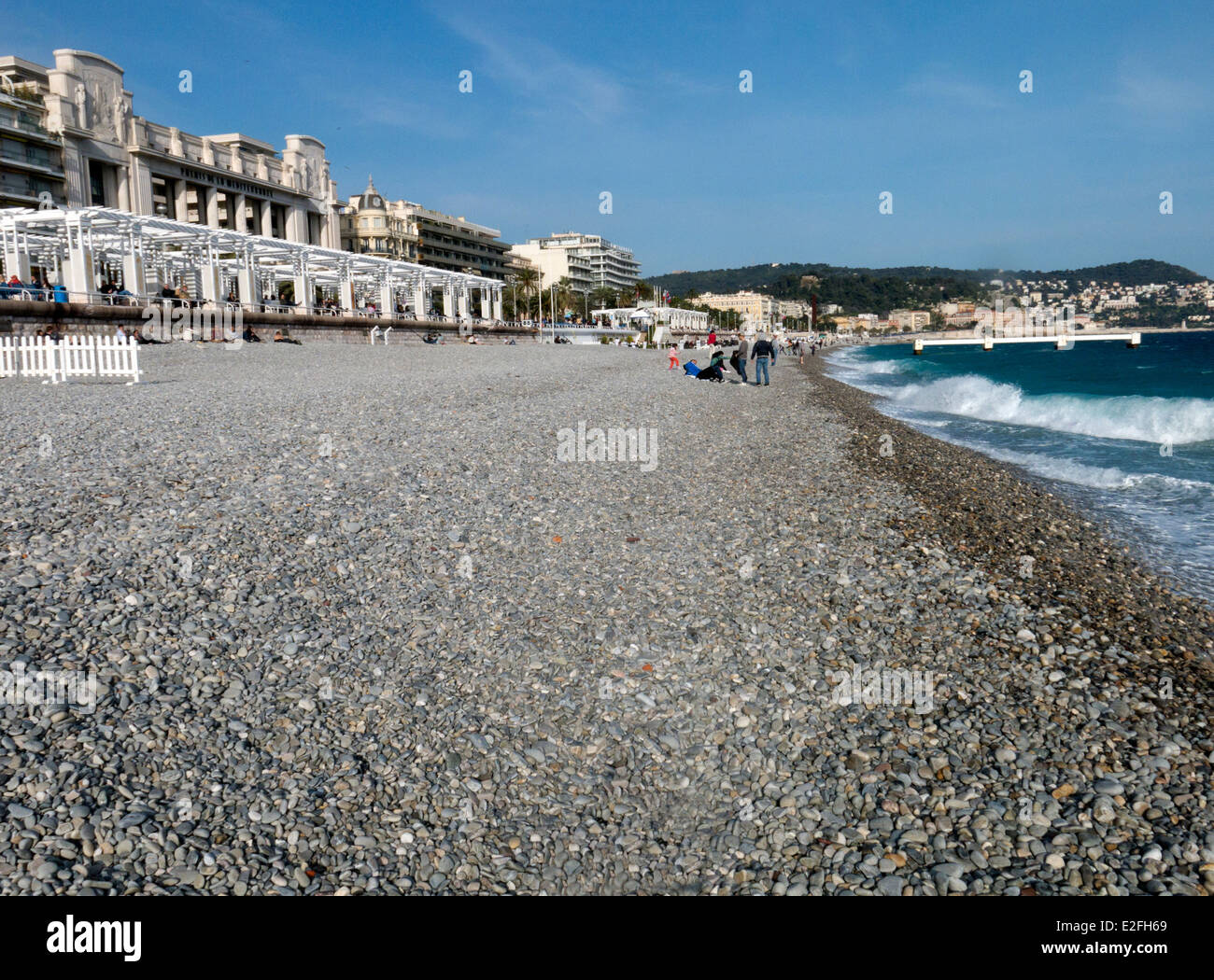 Promenade des Anglais e Lido a Ruhl Plage, Nizza Costa Azzurra, Francia  Foto stock - Alamy