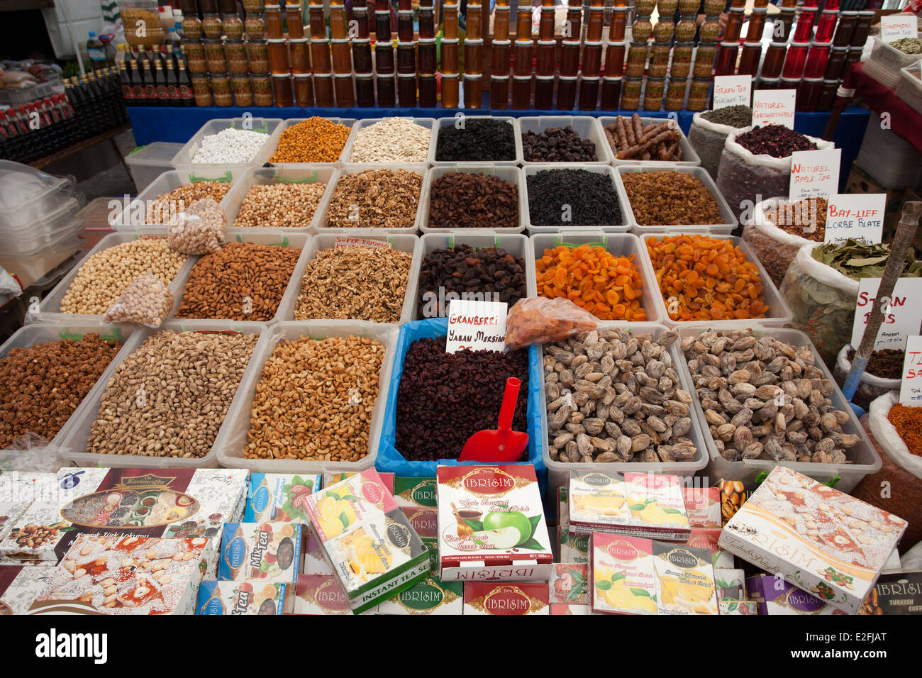 Alanya: Mercato del venerdì Foto Stock
