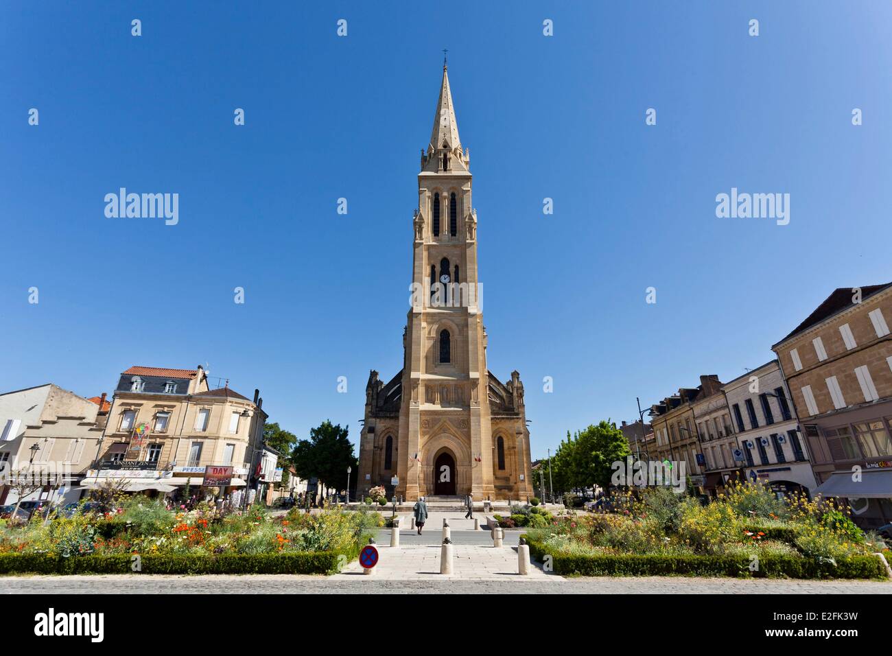 Francia, Dordogne, Perigord Pourpre, Bergerac, alla chiesa di Notre Dame Foto Stock