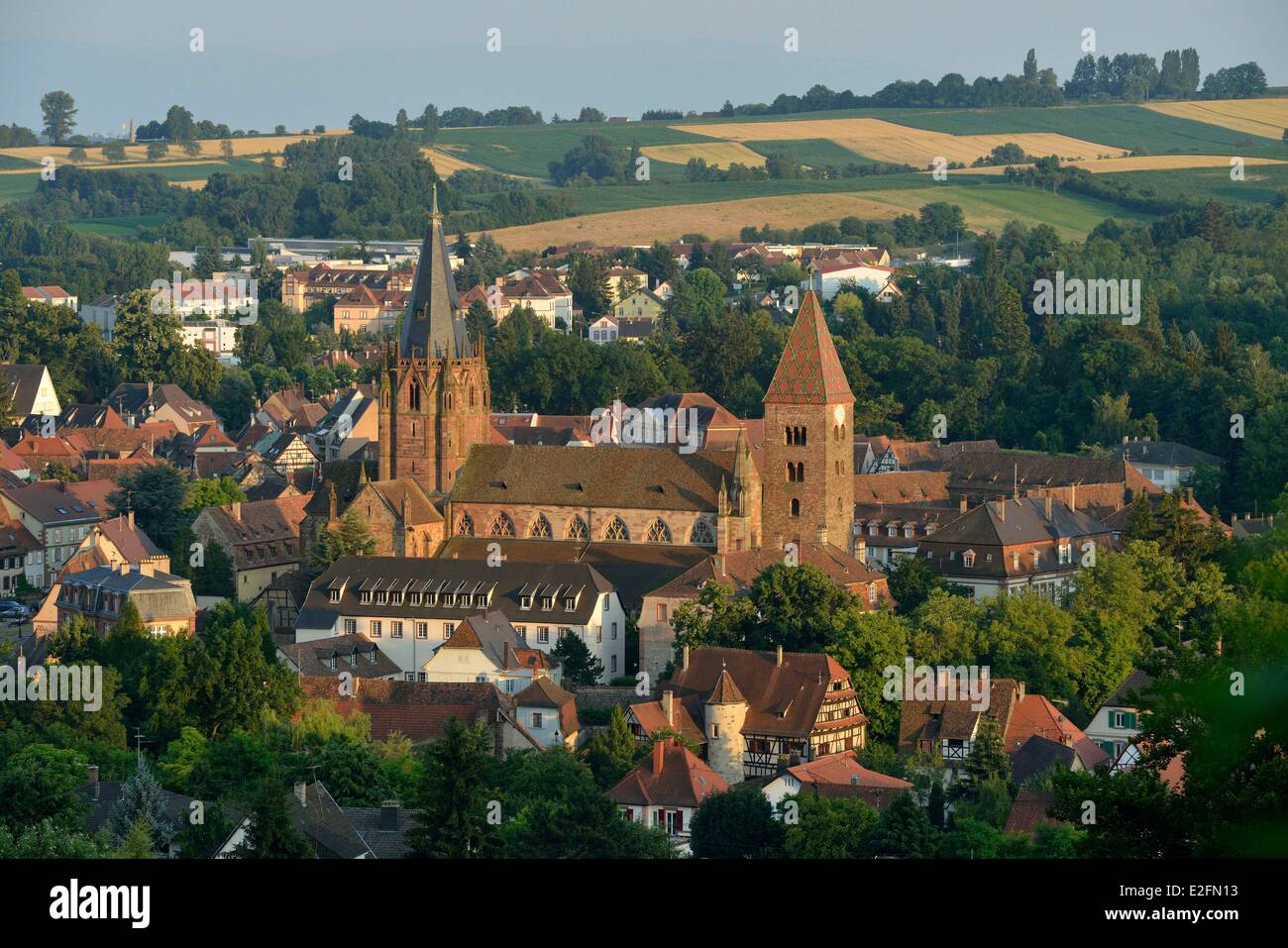 Francia Bas Rhin Wissembourg Saint Pierre la chiesa di Saint Paul Foto Stock