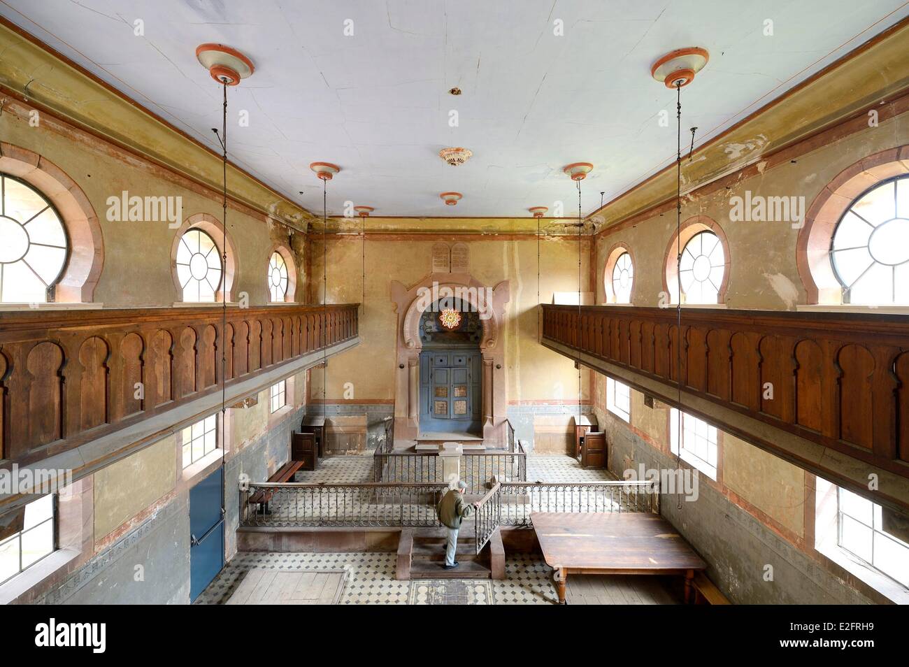 Francia Bas Rhin Westhoffen ex sinagoga Foto Stock