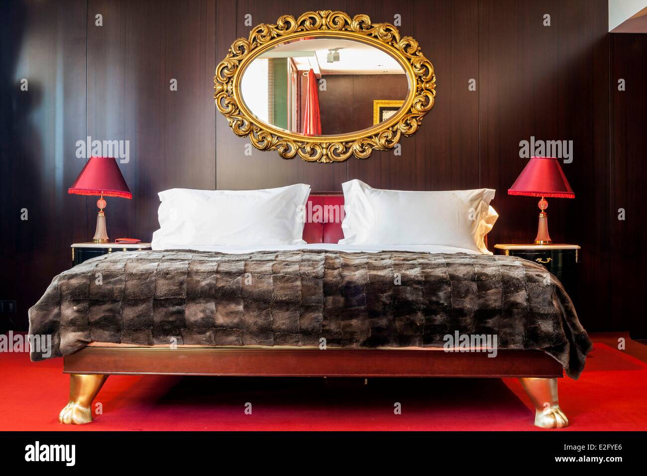 Argentina Buenos Aires Puerto Madero District hotel di lusso Faena inaugurato nel 2004 e decorato con il designer francese Philippe Foto Stock