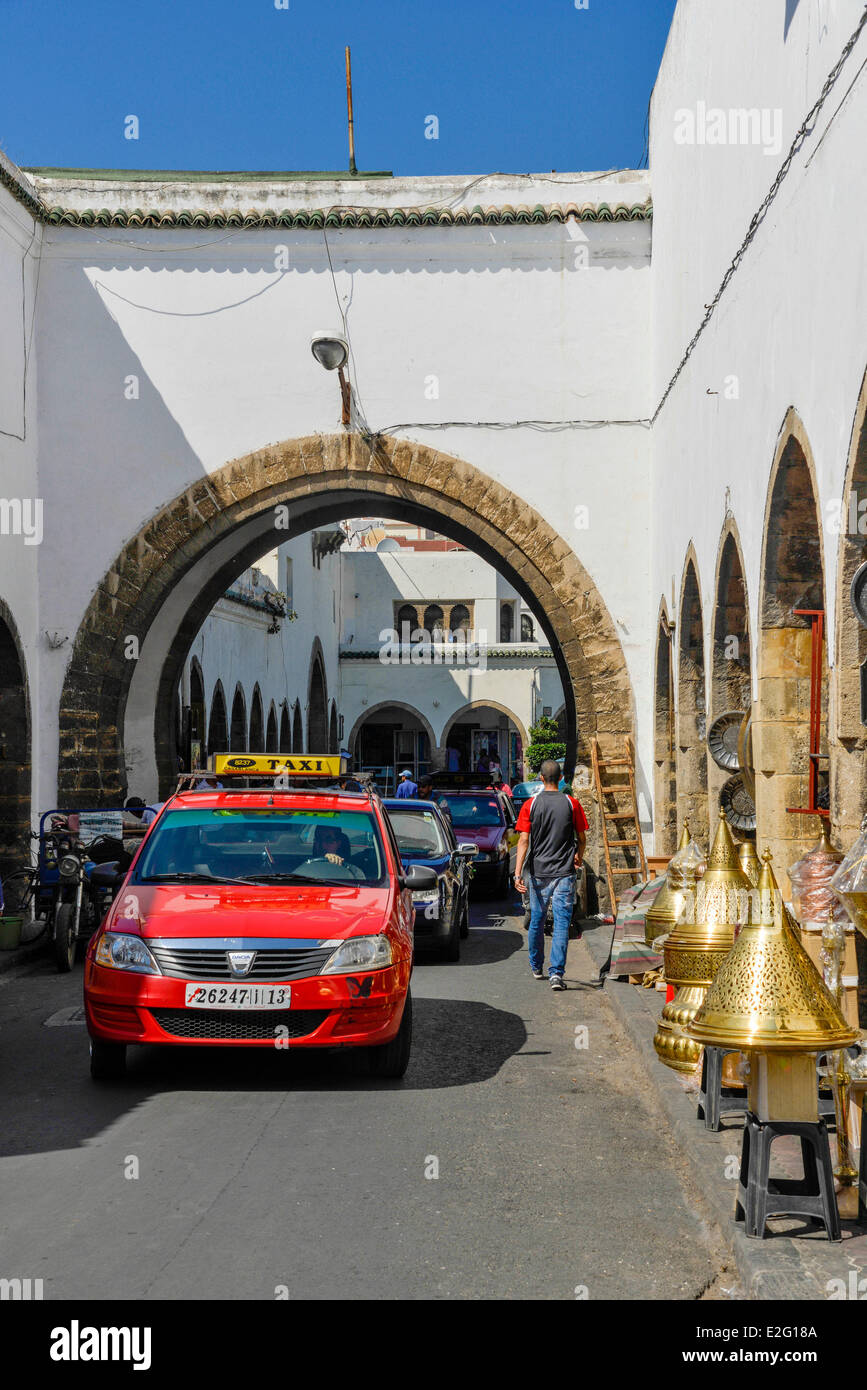 Marocco Casablanca distretto Habous costruito dagli architetti Auguste Cadet e Edmond Brion die 1918 nuova Medina costruita dal Foto Stock