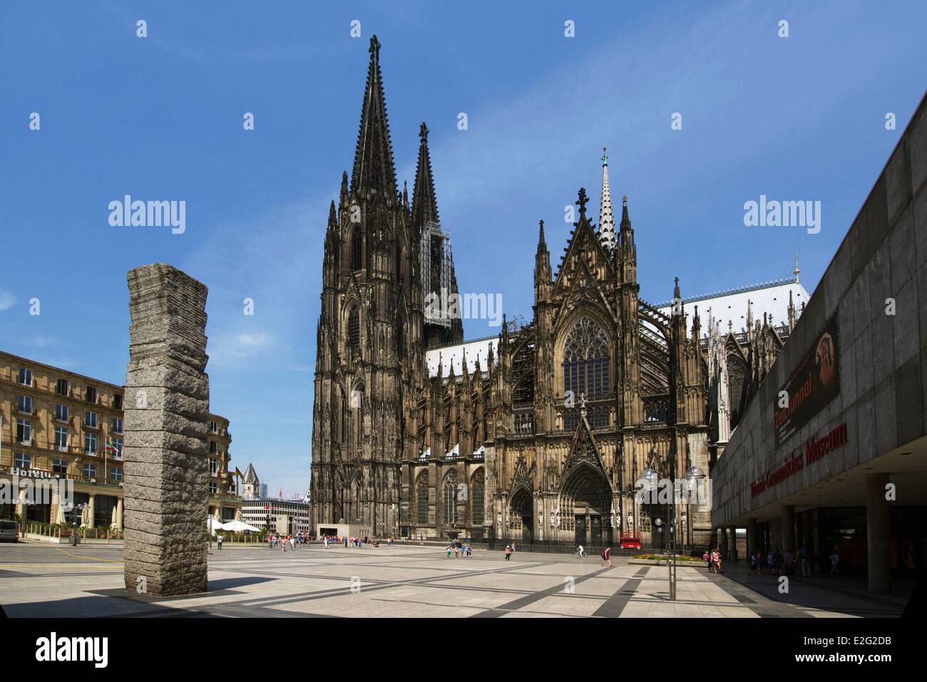 Allemagne Rhenanie-du-Nord-Westphalie Colonia la cathedrale de Cologne classee au Patrimoine mondial de l'UNESCO/Germania del nord Foto Stock