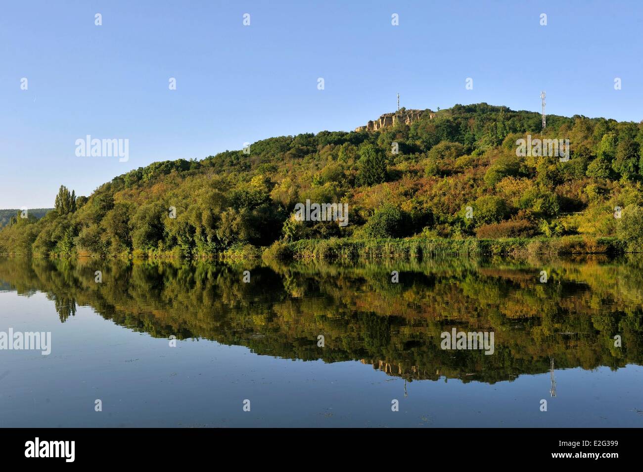 Francia Moselle Moselle Valley Sierck les Bains Foto Stock