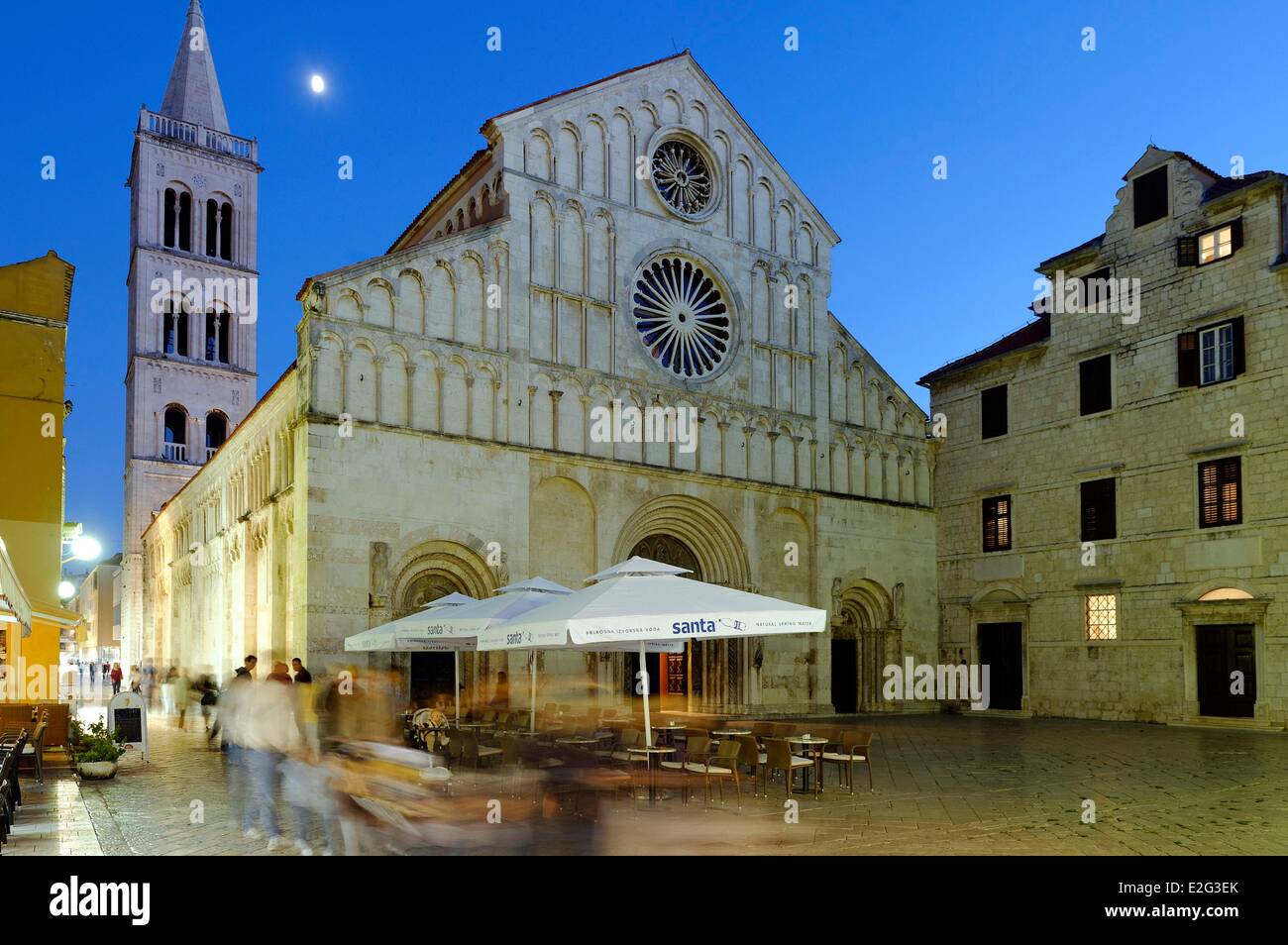 Dalmazia Croazia costa dalmata Zara Santa Anastasia Cattedrale (Sv. Stooija) Foto Stock