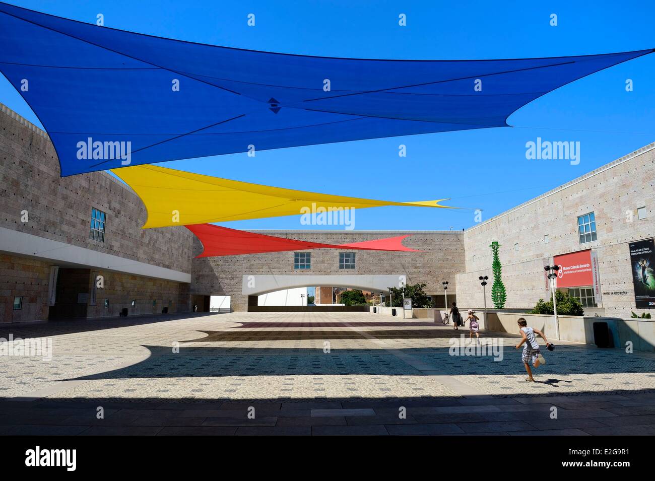 Portogallo Lisbona Belem Distretto Centro Culturale di Belem dagli architetti Vittorio Gregotti e Manuel Salgado Foto Stock