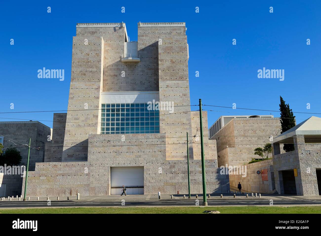 Portogallo Lisbona Belem Distretto Centro Culturale di Belem dagli architetti Vittorio Gregotti e Manuel Salgado Foto Stock