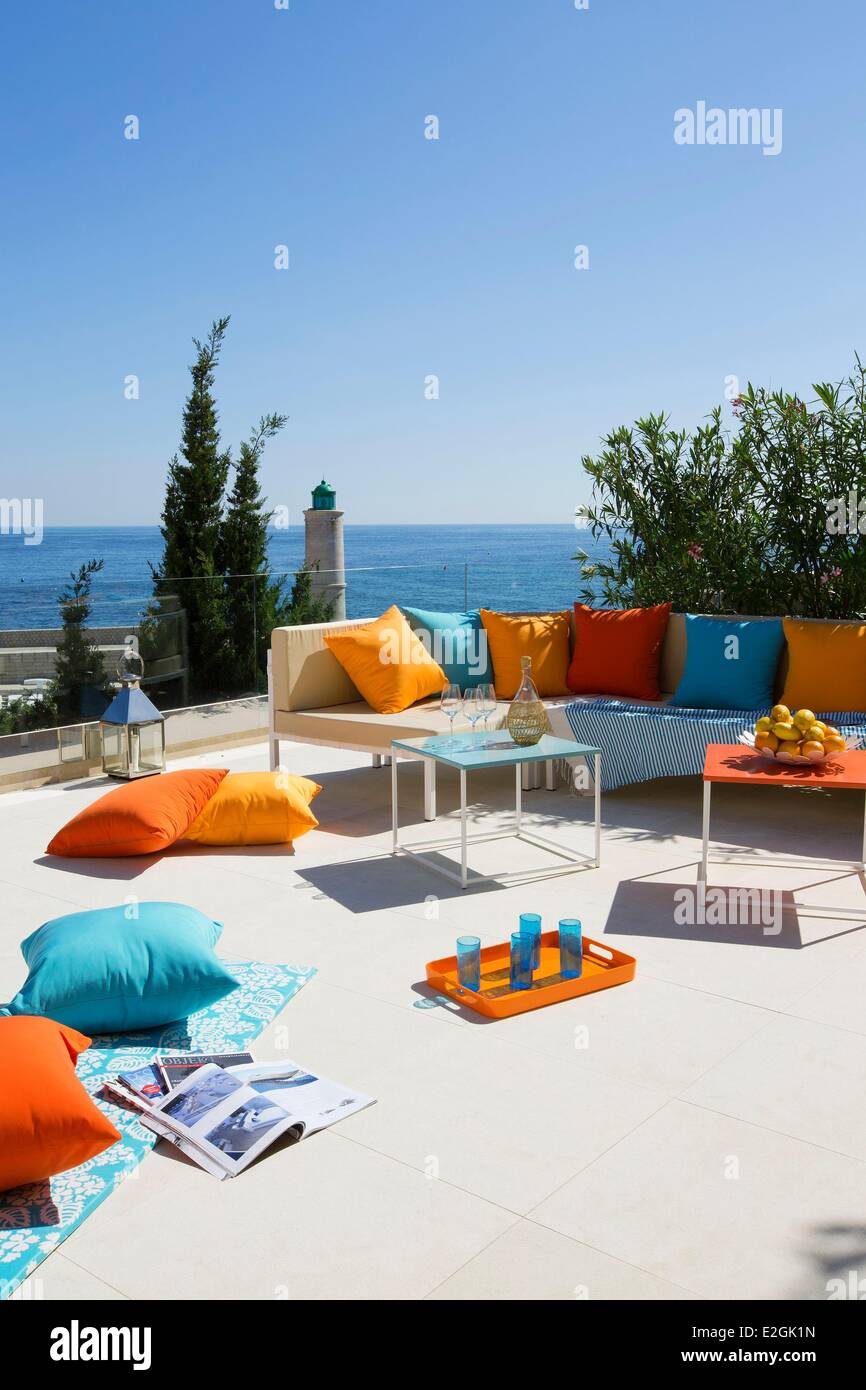 Francia Bouches du Rhone Cassis Villa Medusa Foto Stock
