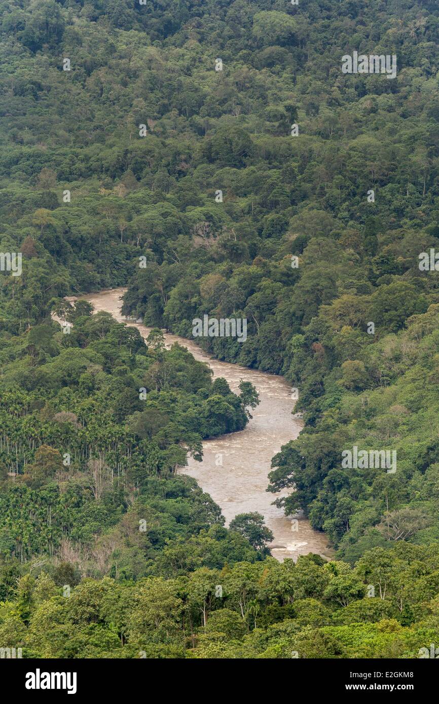 Indonesia nell isola di Sumatra la provincia di Aceh Peusangan nel fiume Bener Meriah District Foto Stock