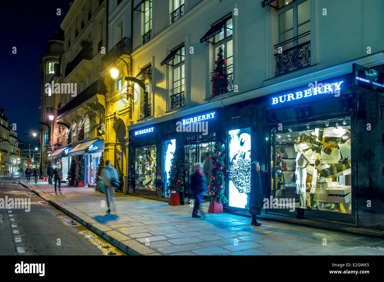 Francia Paris shop in rue Royale Foto Stock